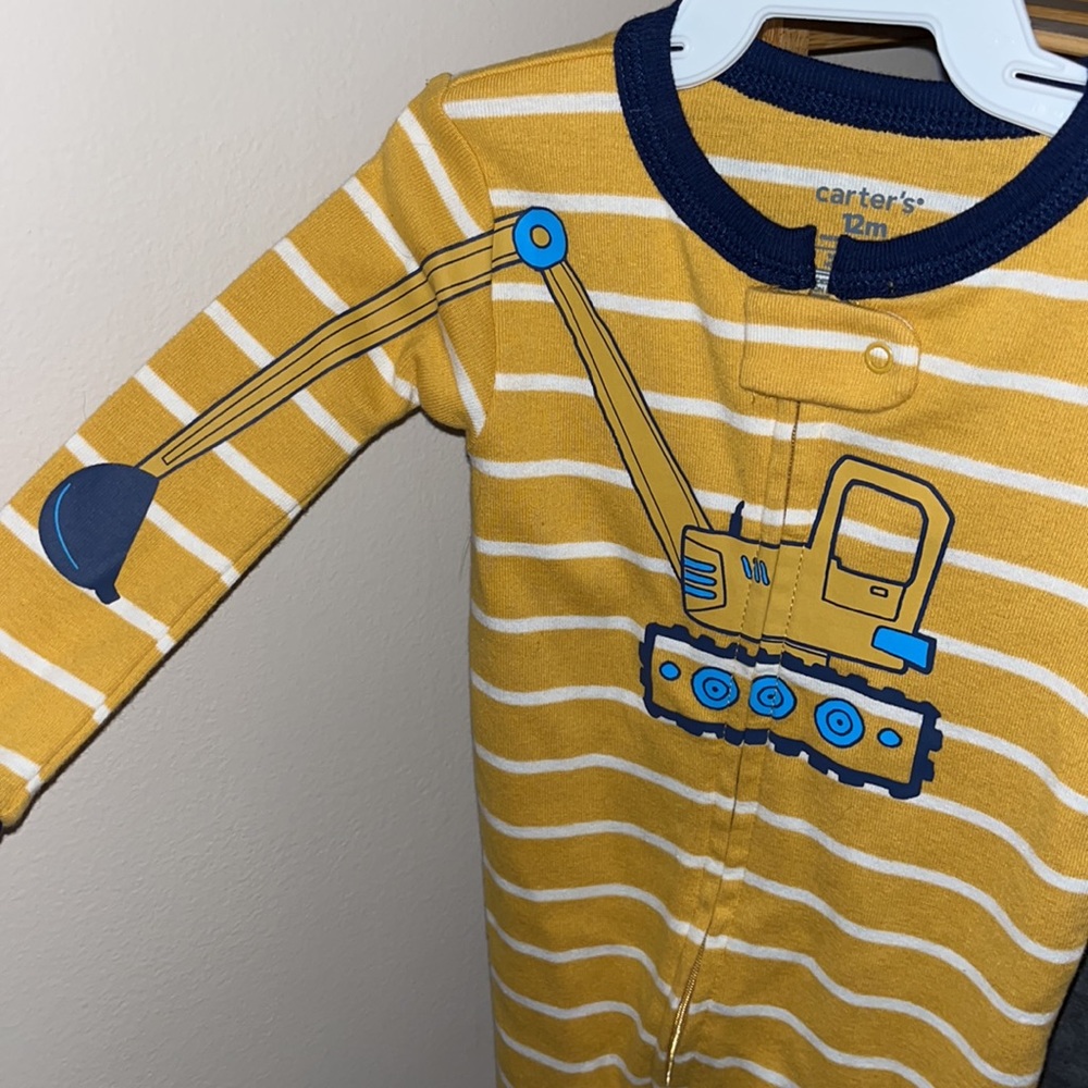 Excavator Footed PJs